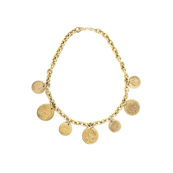 YOCHI:  SELINA MULTI COIN NECK