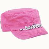 OLIVE & PIQUE:  BLING GLITZ CADET CAP