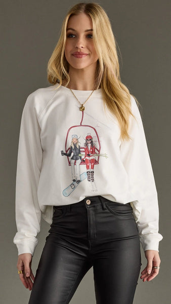 PANACHE:  XMAS MOTIF SWEATSHIRT