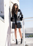 ADORE:  MIXED MEDIA COAT
