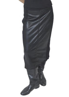 CPW: MILAN VEGAN LEATHER KNIT COMBO SKIRT