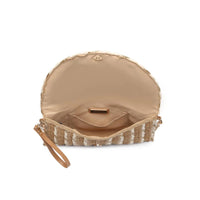 URBAN EXPRESSIONS:  LILA WOVEN CLUTCH/XBODY