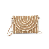 URBAN EXPRESSIONS:  LILA WOVEN CLUTCH/XBODY
