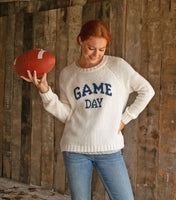 WOODEN SHIPS:  GAME DAY RAGLAN CREW SWEATER