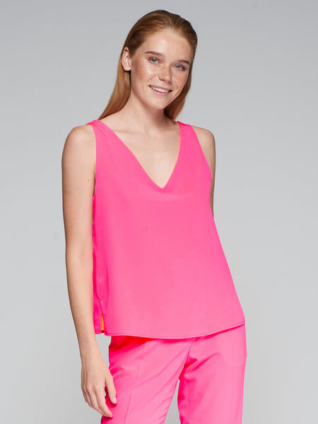 VILAGALLO:  REVERSIBLE NEON TANK TOP