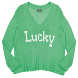 WOODEN SHIPS:  LUCKY V NECK SWEATER